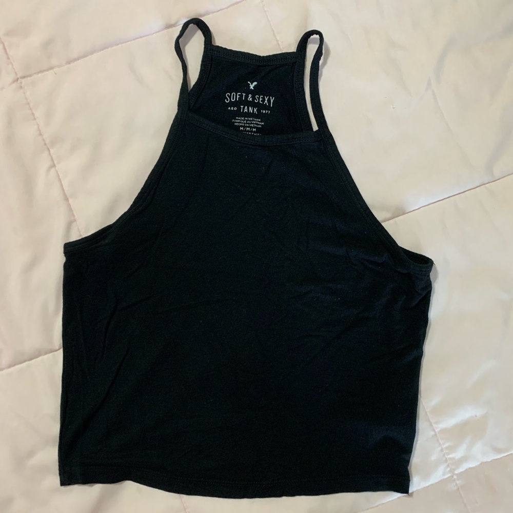 American Eagle black crop top